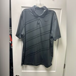 Black Nike Dri-Fit Wicking Men’s Golf shirt size Large